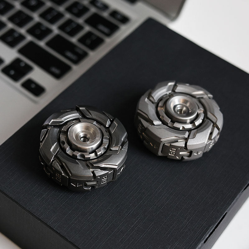 WarpFang:Stainless Steel Mecha Fidget Spinner