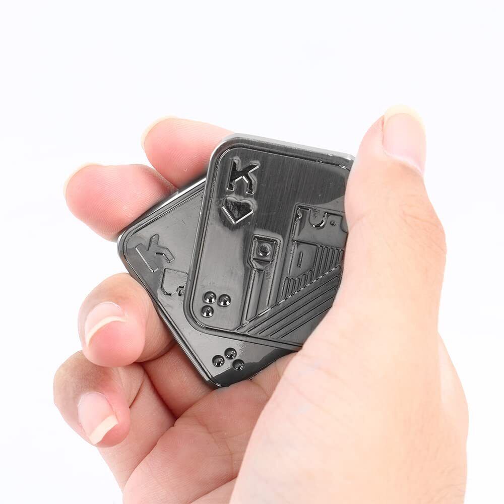 Magnetic Metal Fidget Toys Poker Push Card Slider Stress Relief Toys