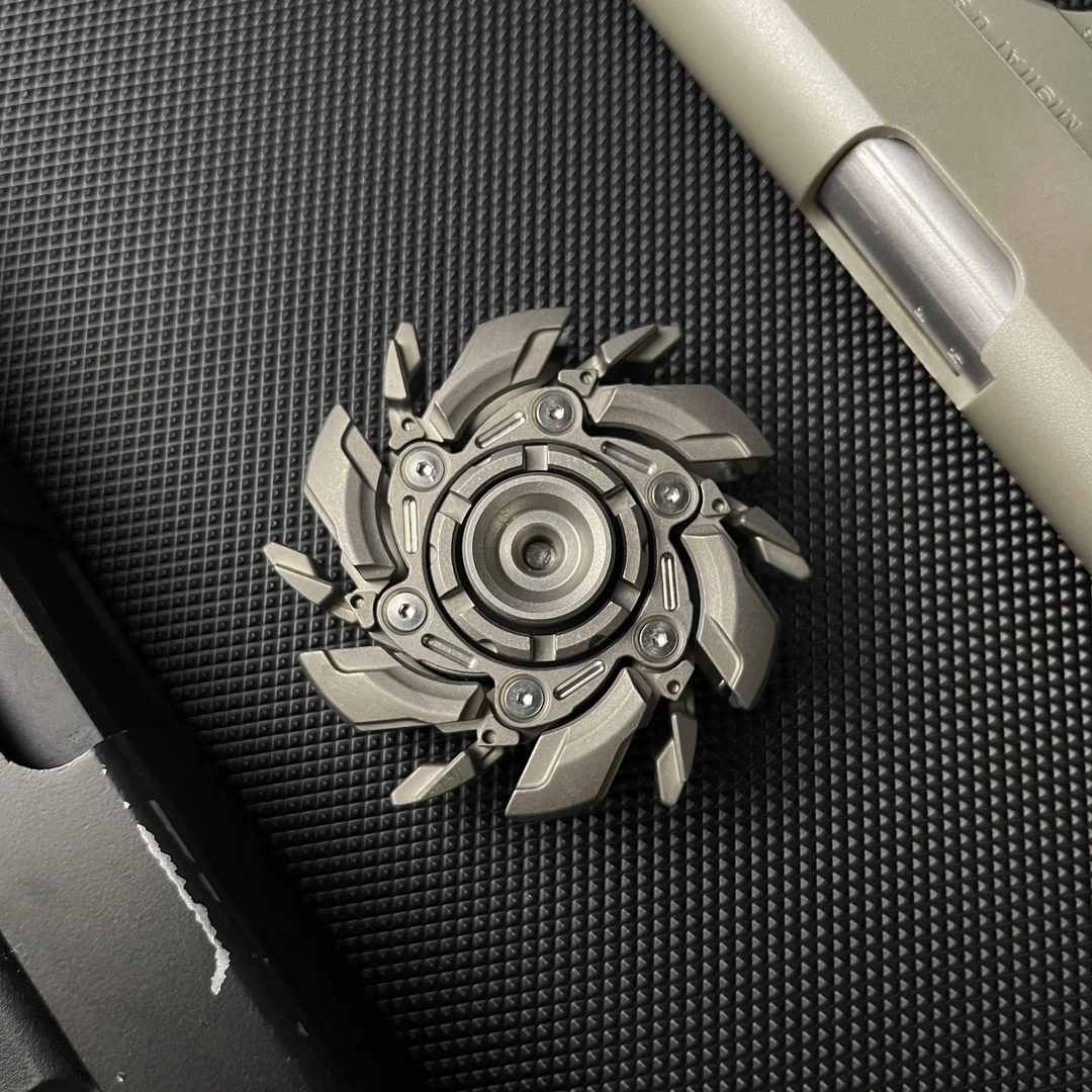 WarpFang:Stainless Steel Mecha Fidget Spinner