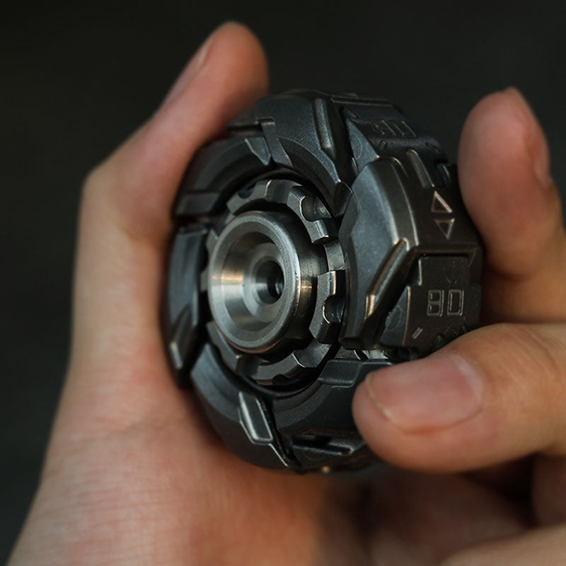 WarpFang:Stainless Steel Mecha Fidget Spinner