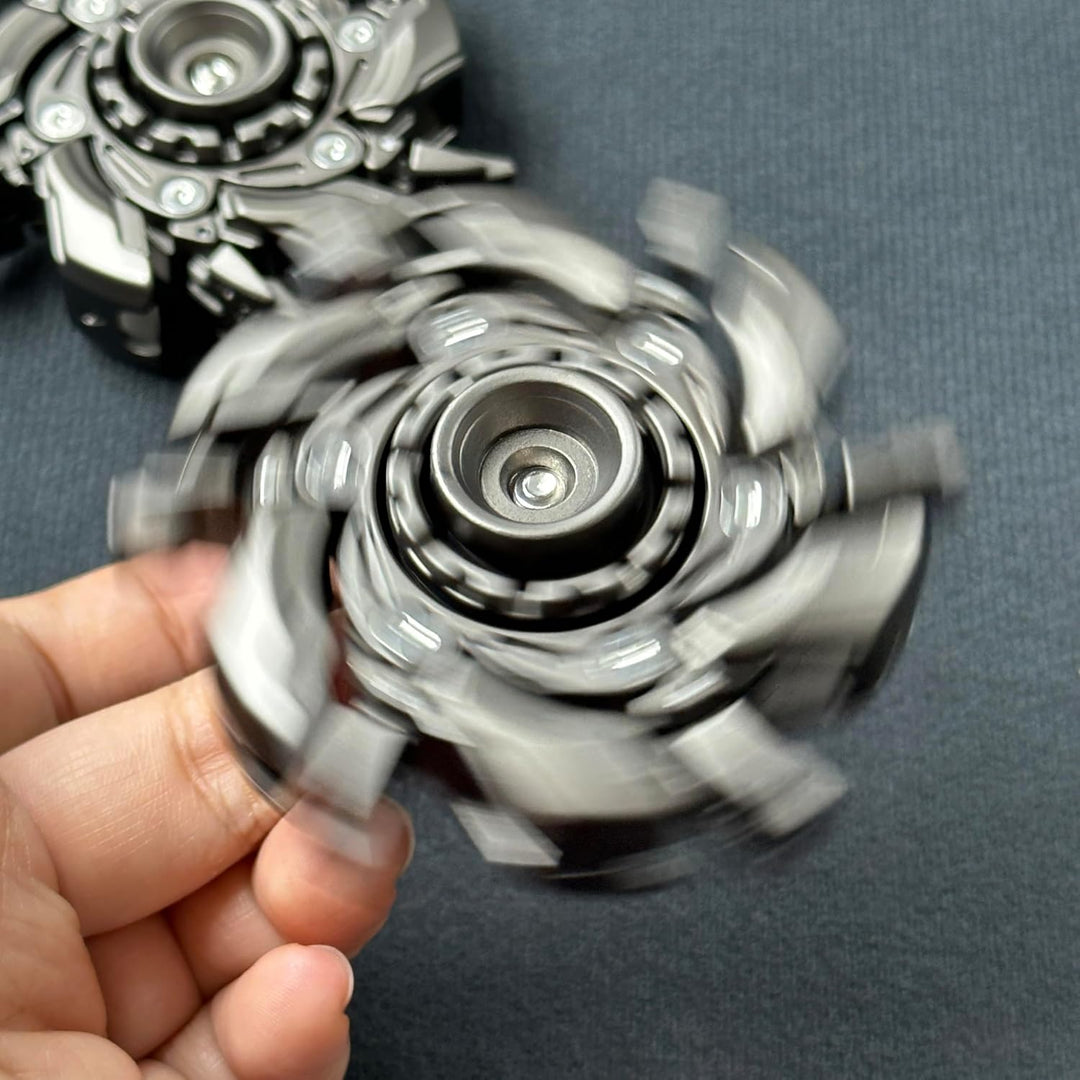 WarpFang:Stainless Steel Mecha Fidget Spinner
