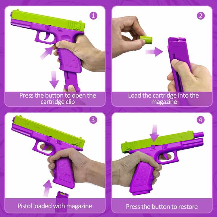 Shell Ejecting 1911 Toy Pistols – Real Action, Endless Fun, Stress-Free Play