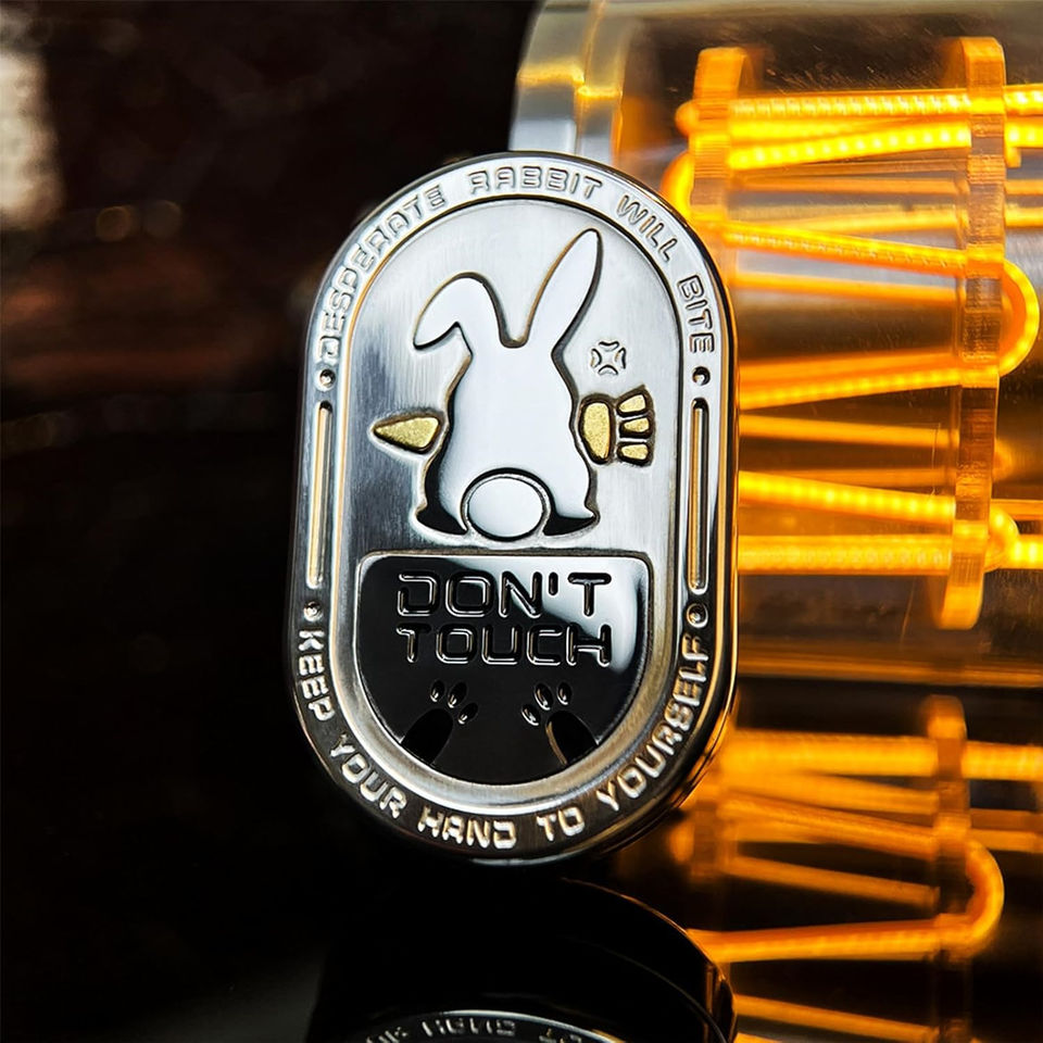 Makermesh SpinBurrow: Infinite Rabbit Fidget Toy A playful twist on precision—push, slide, spin your stress away.