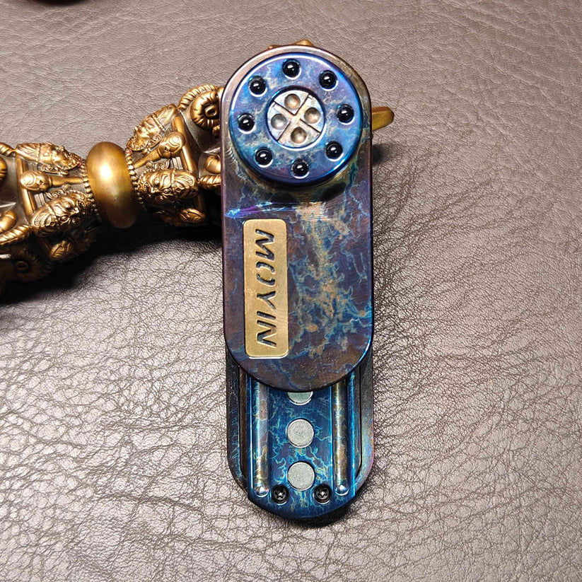 Makermesh StormSlide: Titanium Tuning Fork Fidget Feel the thunder