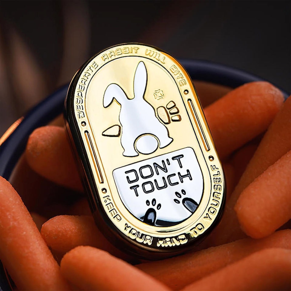 Makermesh SpinBurrow: Infinite Rabbit Fidget Toy A playful twist on precision—push, slide, spin your stress away.