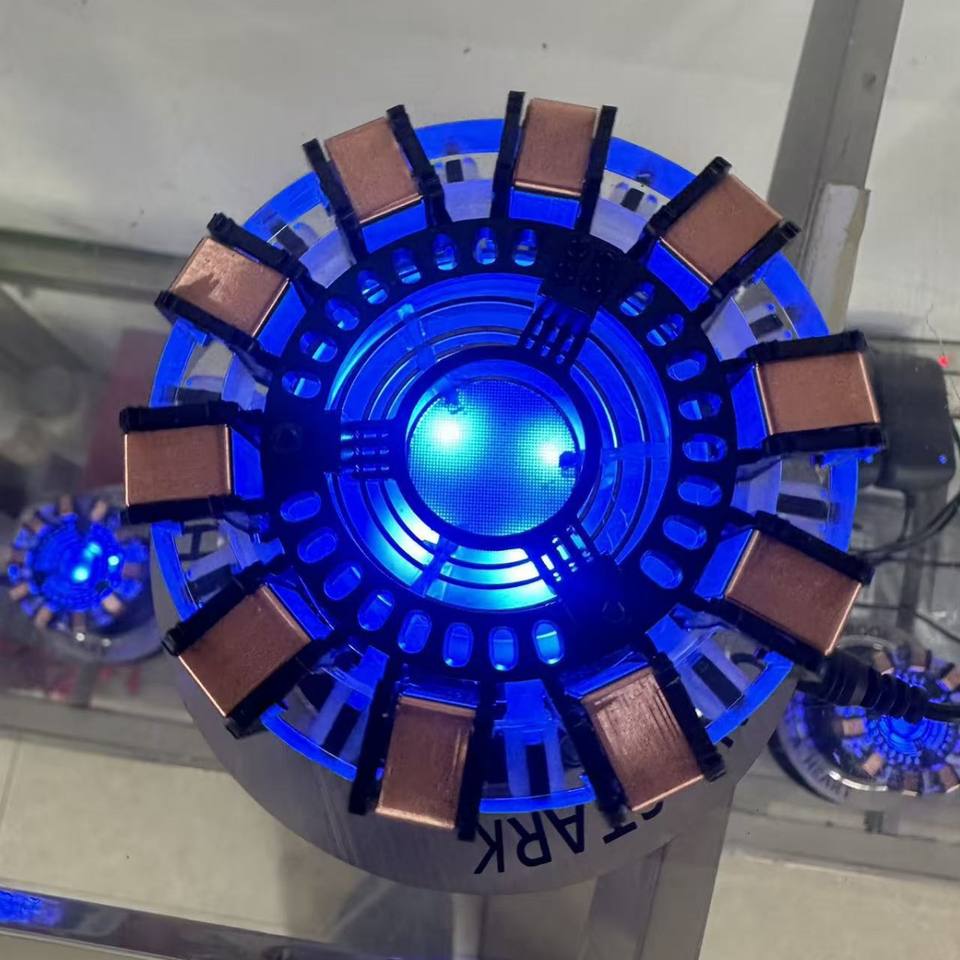 Maker Mesh Magnetic Levitation Arc Reactor Core – Wireless Floating Desk Display