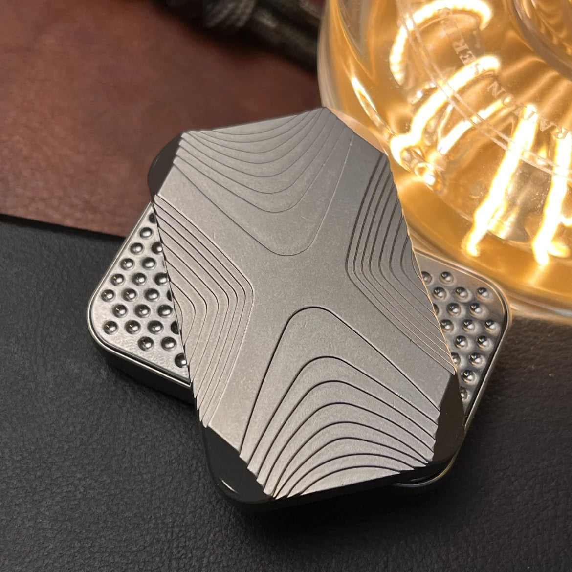 Makermesh MechSlide: Infinite Stainless Fidget Tool Precision in motion.