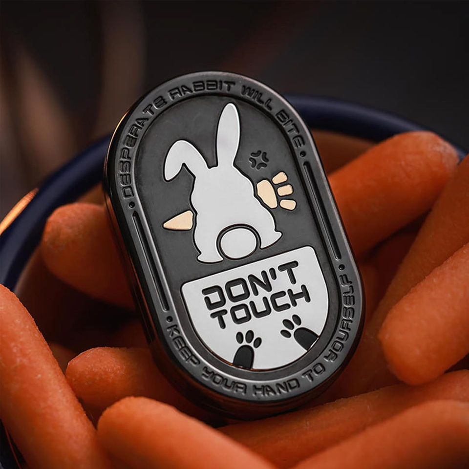 Makermesh SpinBurrow: Infinite Rabbit Fidget Toy A playful twist on precision—push, slide, spin your stress away.