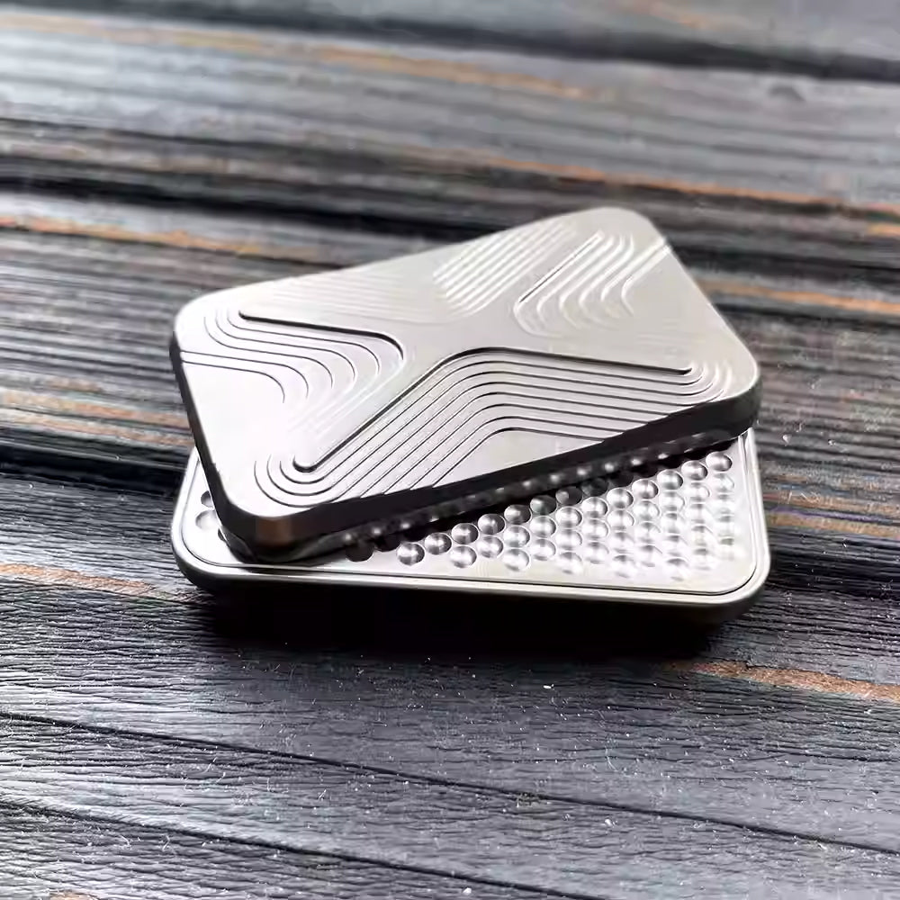 Makermesh MechSlide: Infinite Stainless Fidget Tool Precision in motion.