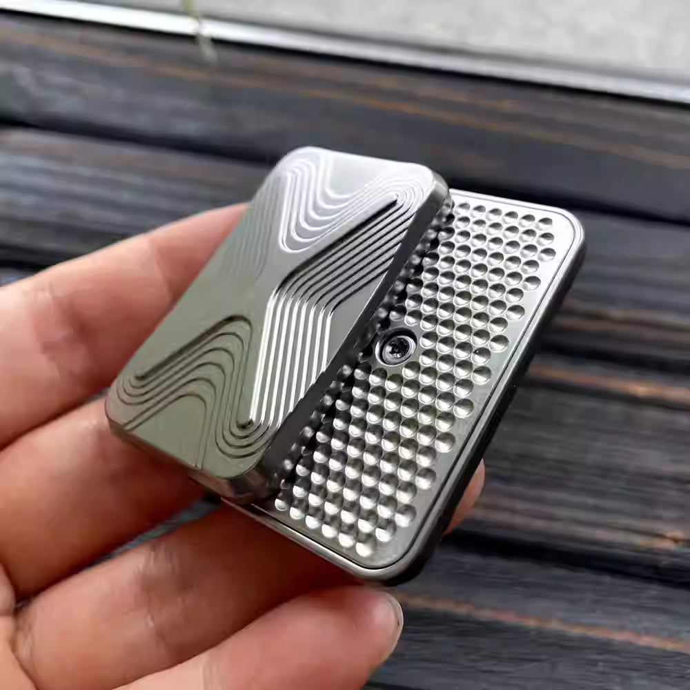 Makermesh MechSlide: Infinite Stainless Fidget Tool Precision in motion.