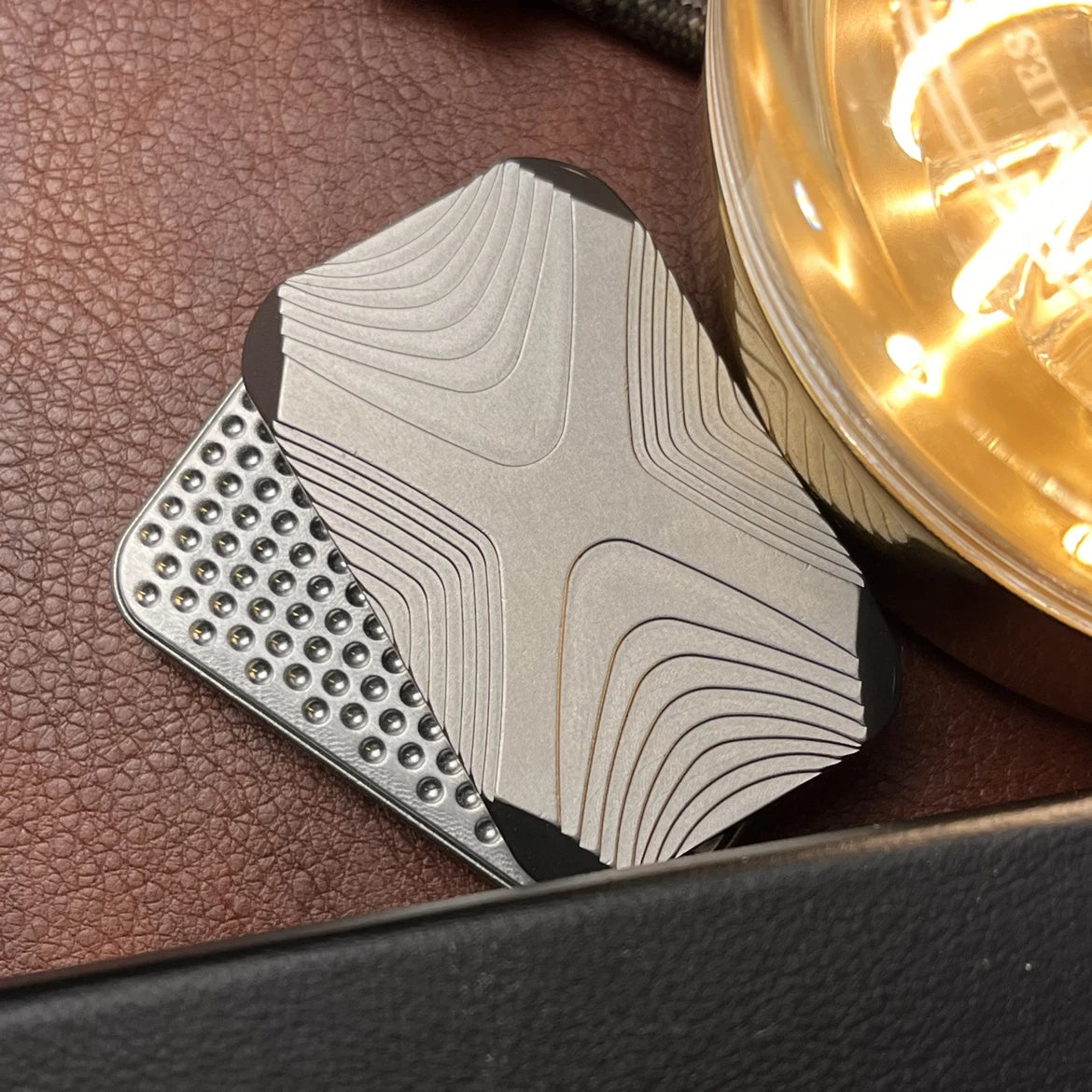 Makermesh MechSlide: Infinite Stainless Fidget Tool Precision in motion.