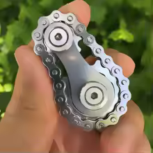 Stainless Steel Sprockets Flywheel Fingertip Gyro Sprockets Chains EDC Metal Toy Gear Gyros Dropship Sproket Roadbike Spinner