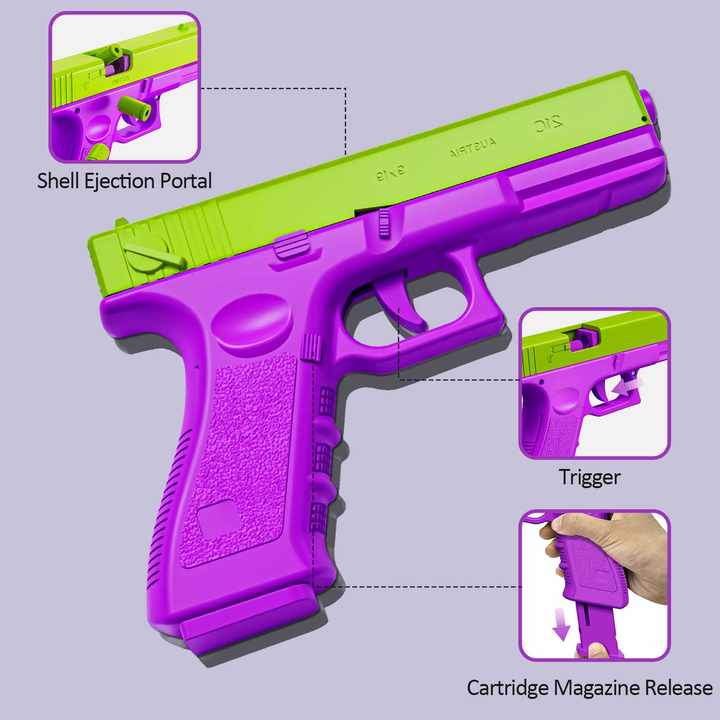 Shell Ejecting 1911 Toy Pistols – Real Action, Endless Fun, Stress-Free Play