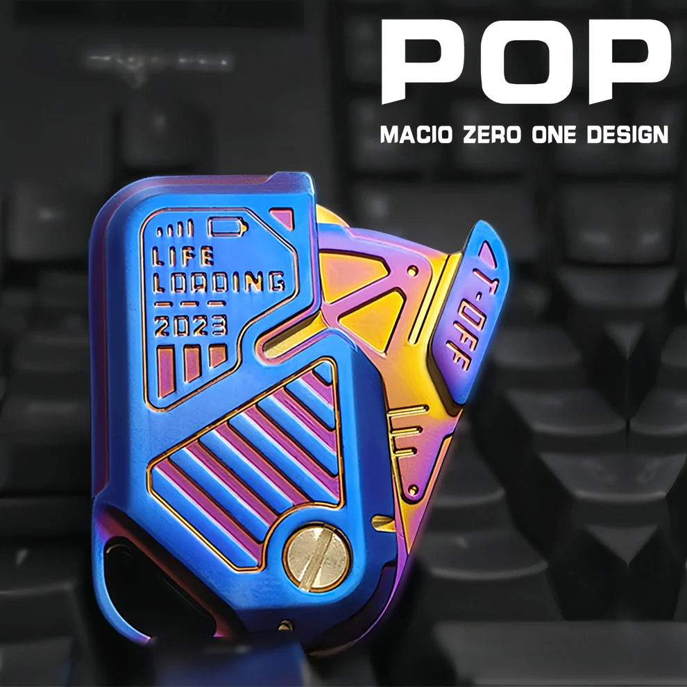 1PC EDC Novel Metal Swing Fidget Slider Fidget Toys Stress Relief Haptic Slider