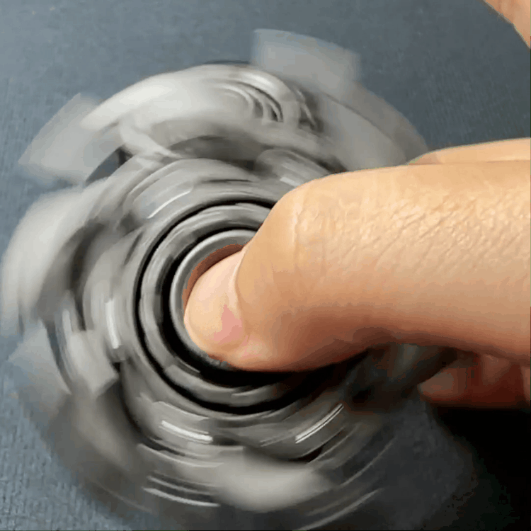 WarpFang:Stainless Steel Mecha Fidget Spinner