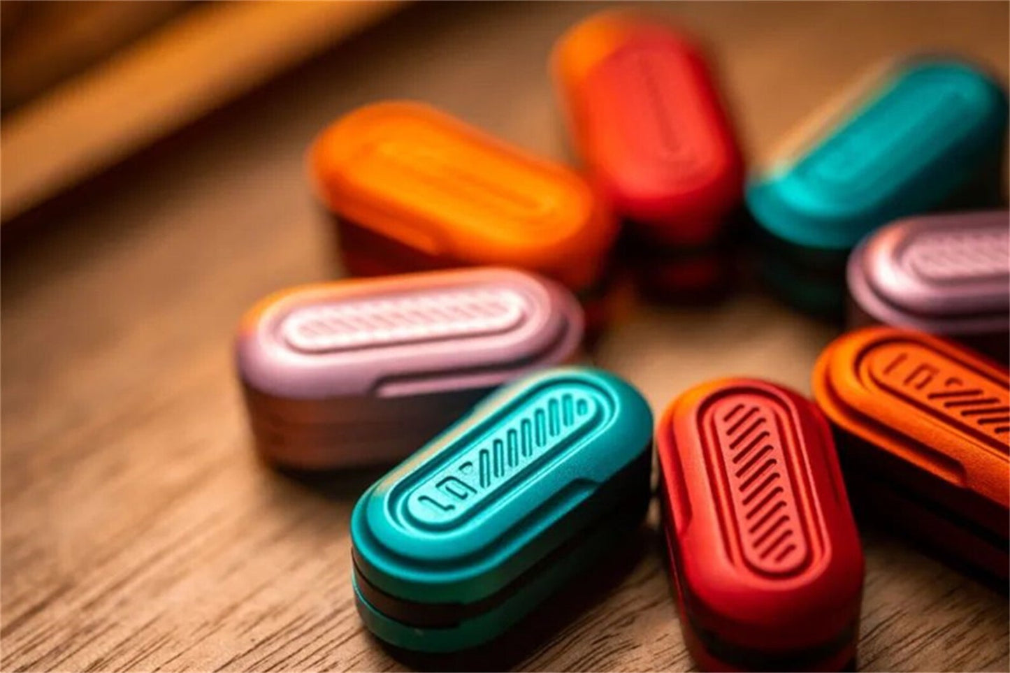 Pod Aluminium Slider Fidget Toy Fidget Slider Finger Push Decompression