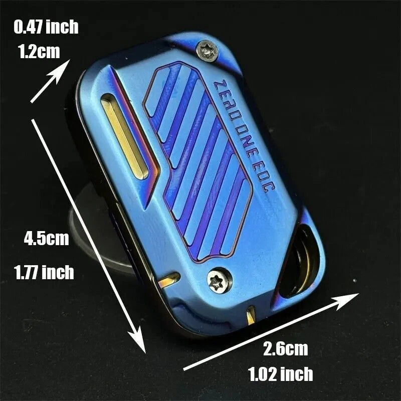 1PC EDC Novel Metal Swing Fidget Slider Fidget Toys Stress Relief Haptic Slider