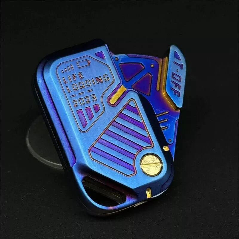 1PC EDC Novel Metal Swing Fidget Slider Fidget Toys Stress Relief Haptic Slider