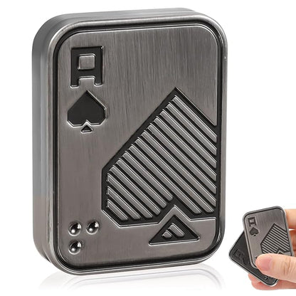 Magnetic Metal Fidget Toys Poker Push Card Slider Stress Relief Toys
