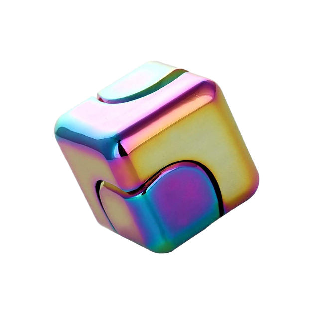 Premium High-Speed Metal Fidget Spinner Cube – Stress Relief Toy for All Ages