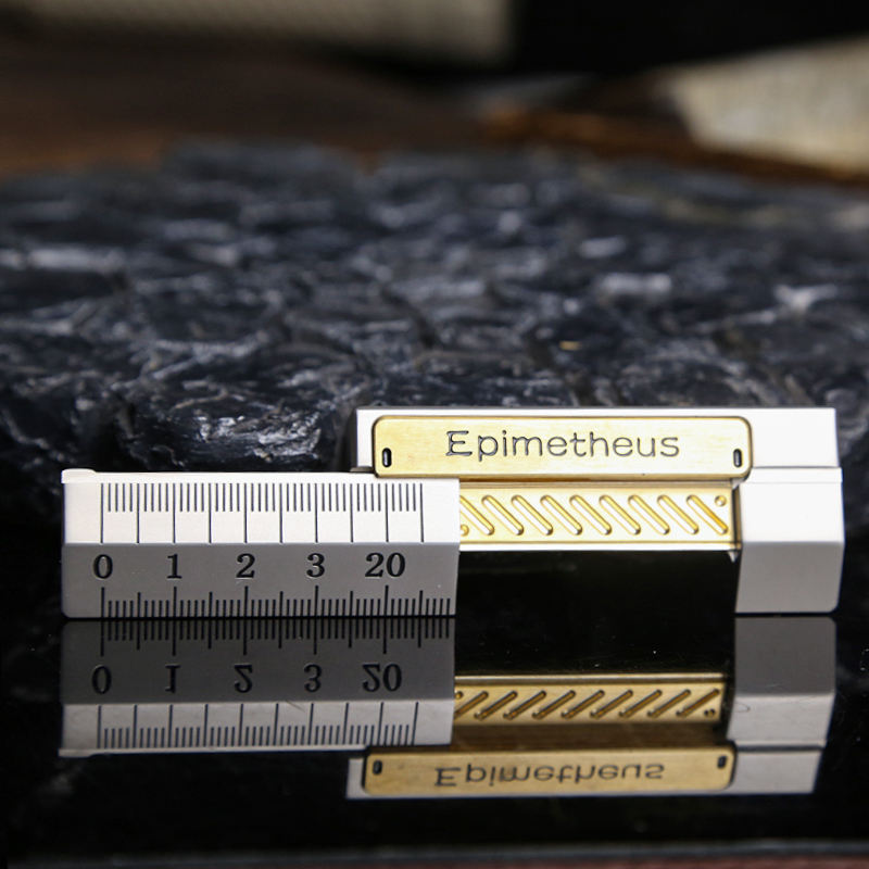 Premium Metal Push-Pull Self-Deception Ruler | Stress Relief Toy for Adults