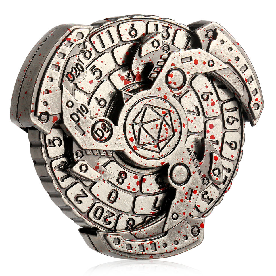 7-in-1 Dragon Dice Spinner – Unique DND Game Roulette Set