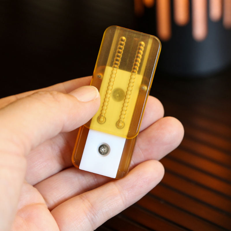 PEI EDC Fidget Gyroscope Spinner – Mechanical Push-Pull Card Game with Ding-Dong Sound