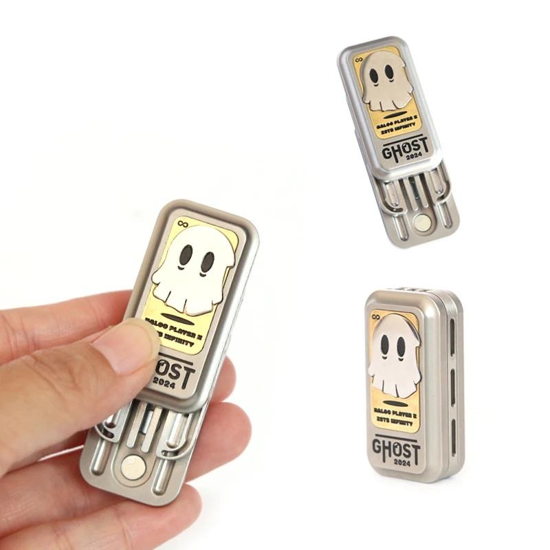 Ghost Metal Fidget Slider – Stress Relief Toy for Adults & Kids