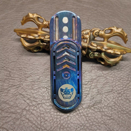Makermesh StormSlide: Titanium Tuning Fork Fidget Feel the thunder