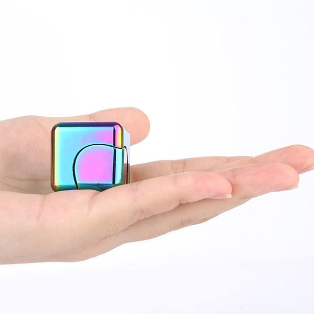 Premium High-Speed Metal Fidget Spinner Cube – Stress Relief Toy for All Ages