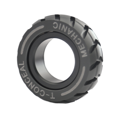 Custom Metal Ring Silicone Fingertip Gyro Fidget Spinner