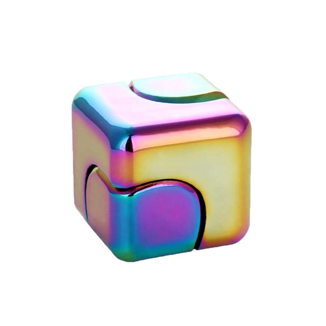 Premium High-Speed Metal Fidget Spinner Cube – Stress Relief Toy for All Ages