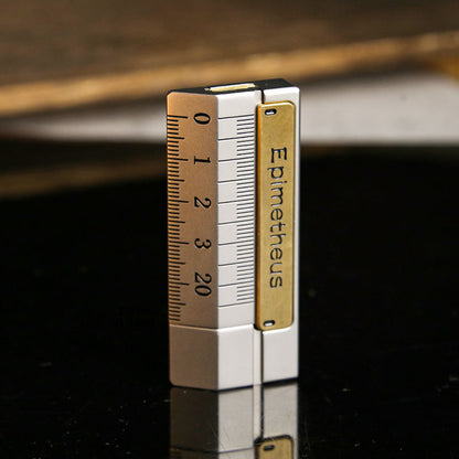Premium Metal Push-Pull Self-Deception Ruler | Stress Relief Toy for Adults