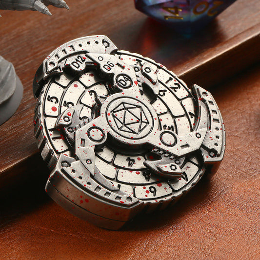 7-in-1 Dragon Dice Spinner – Unique DND Game Roulette Set