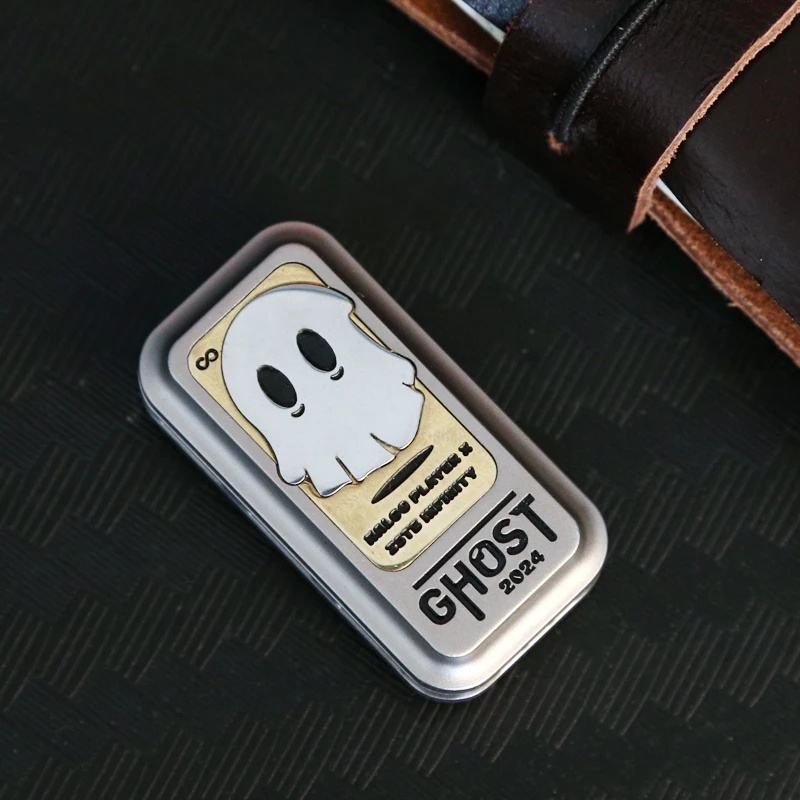 Ghost Metal Fidget Slider – Stress Relief Toy for Adults & Kids