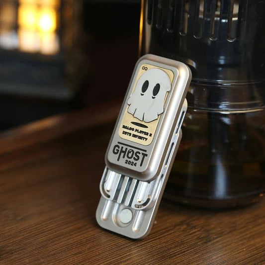 Ghost Metal Fidget Slider – Stress Relief Toy for Adults & Kids