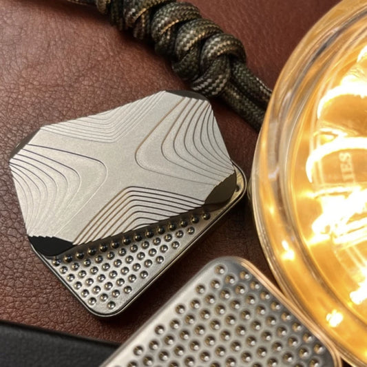 Makermesh MechSlide: Infinite Stainless Fidget Tool Precision in motion.