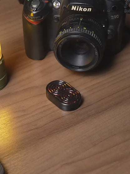 Makermesh PopCore: Push Slider Haptic Coin Tactile precision meets portable calm—built for minds that move fast.