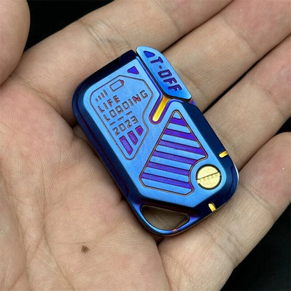 1PC EDC Novel Metal Swing Fidget Slider Fidget Toys Stress Relief Haptic Slider